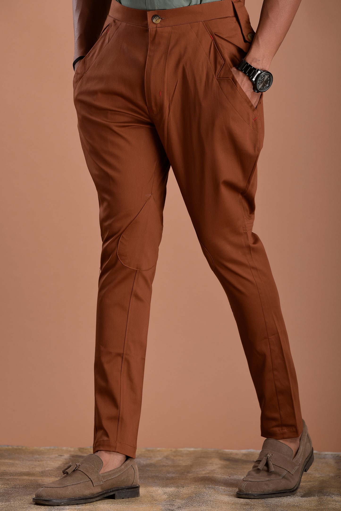 Personalized Premium Men's Breeches| Copper Brown