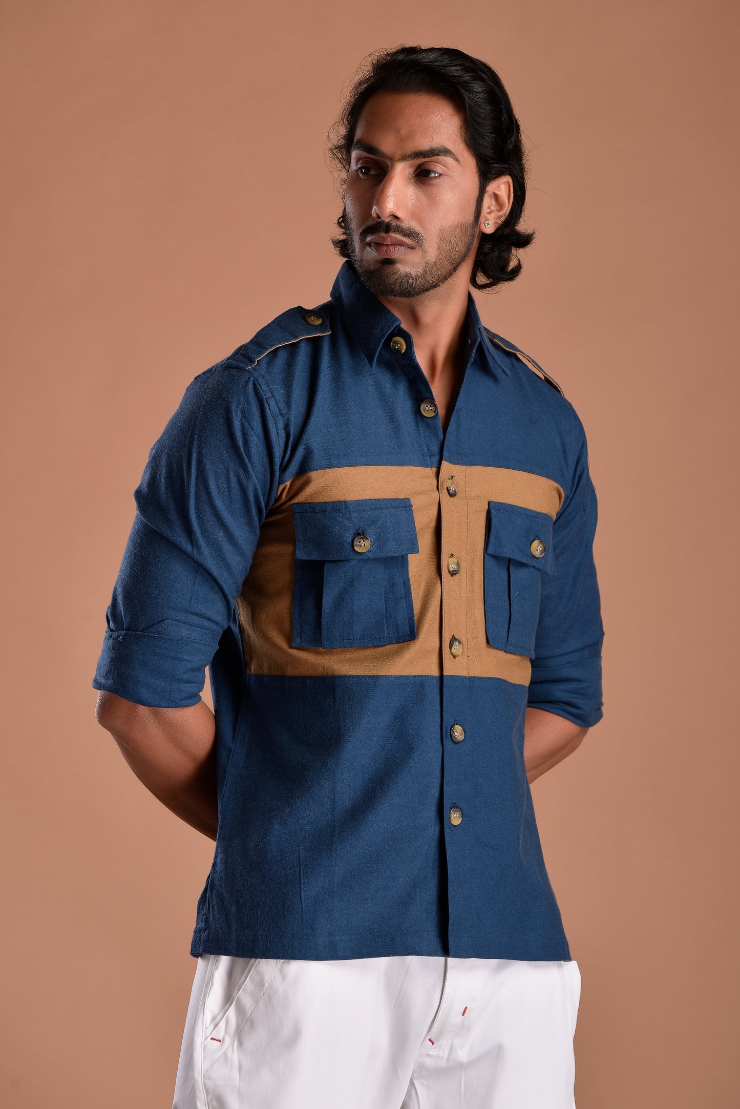 Lapis Blue Hunt in Style Shirt