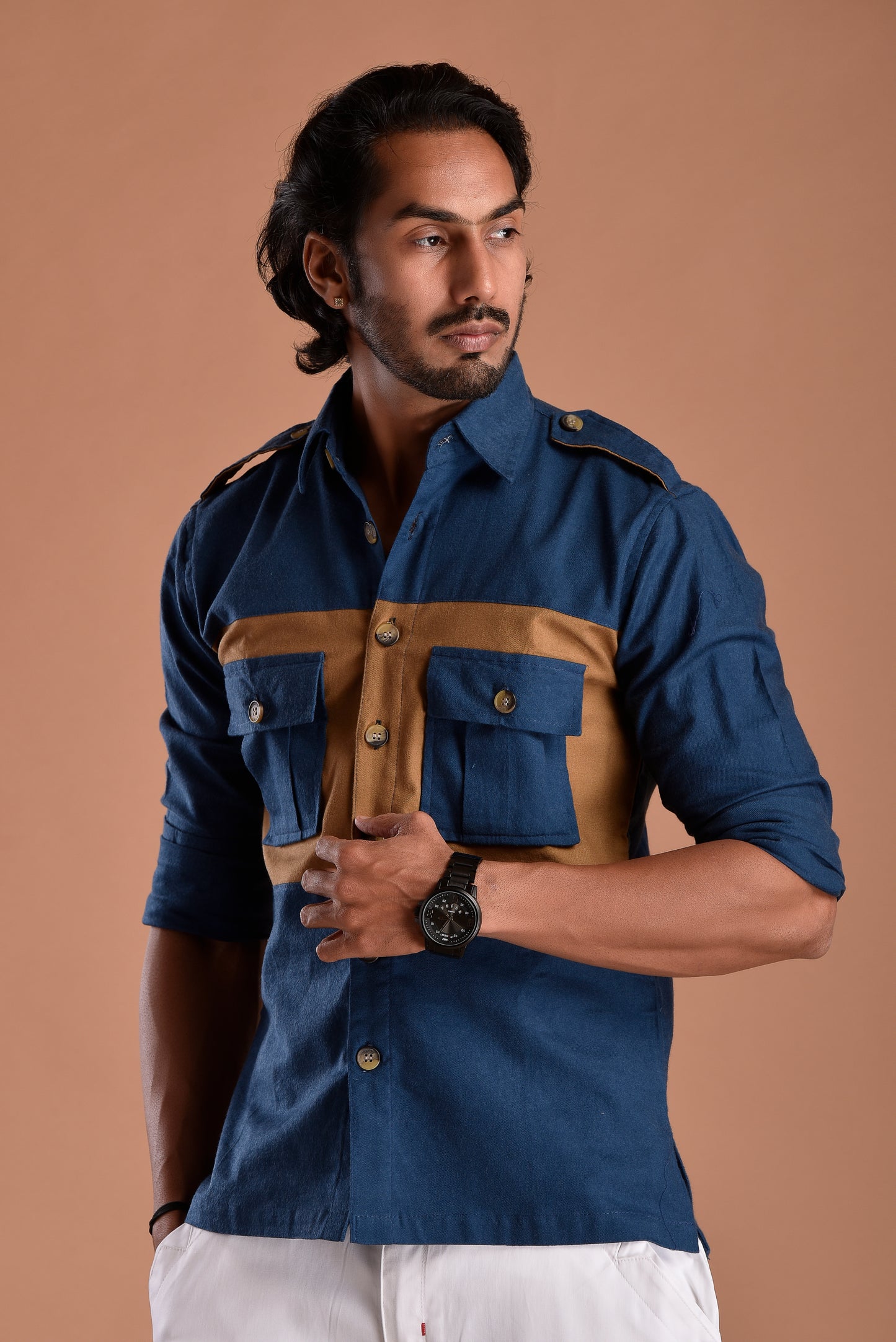 Lapis Blue Hunt in Style Shirt