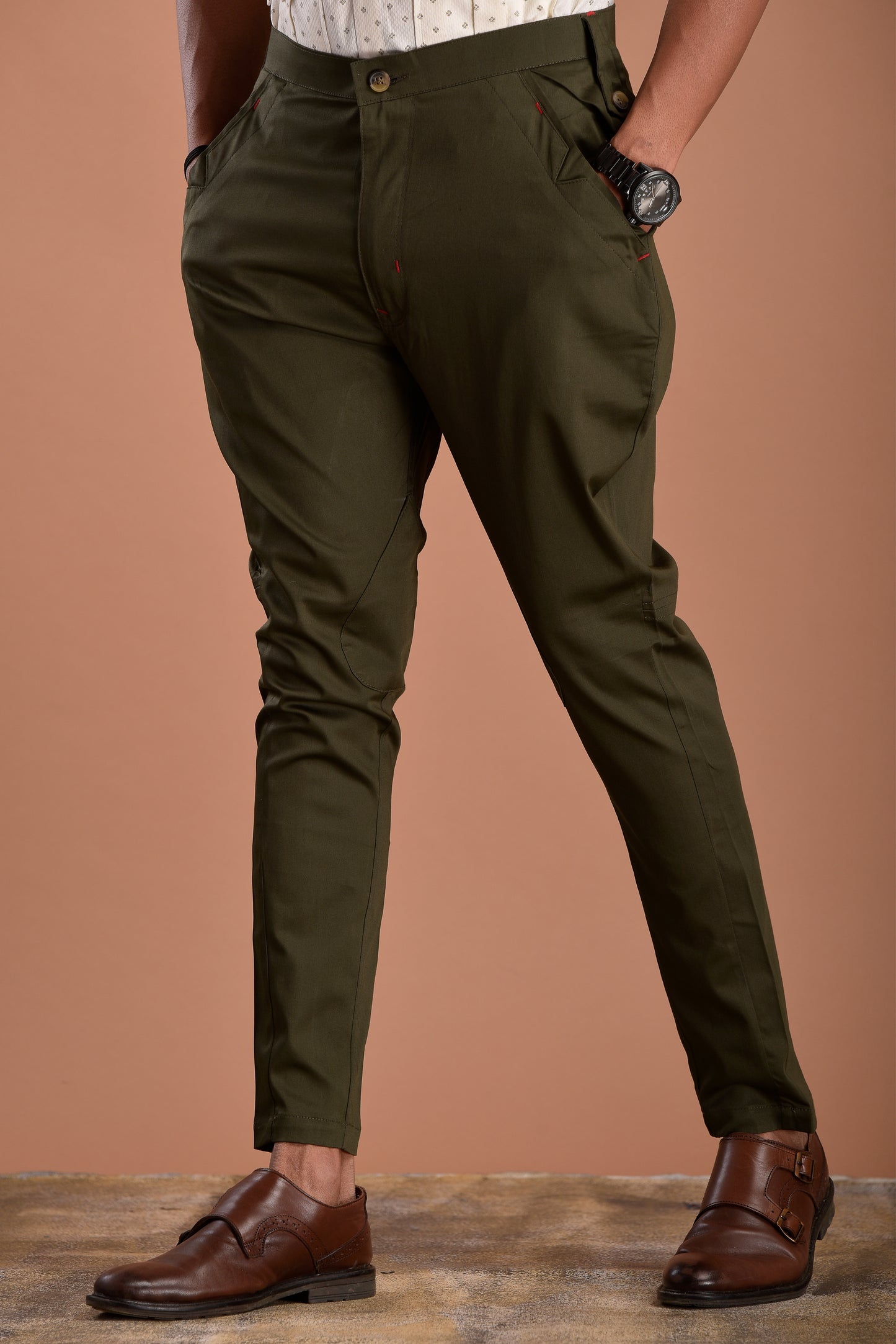 Personalized Premium Men's Breeches| Basil Green