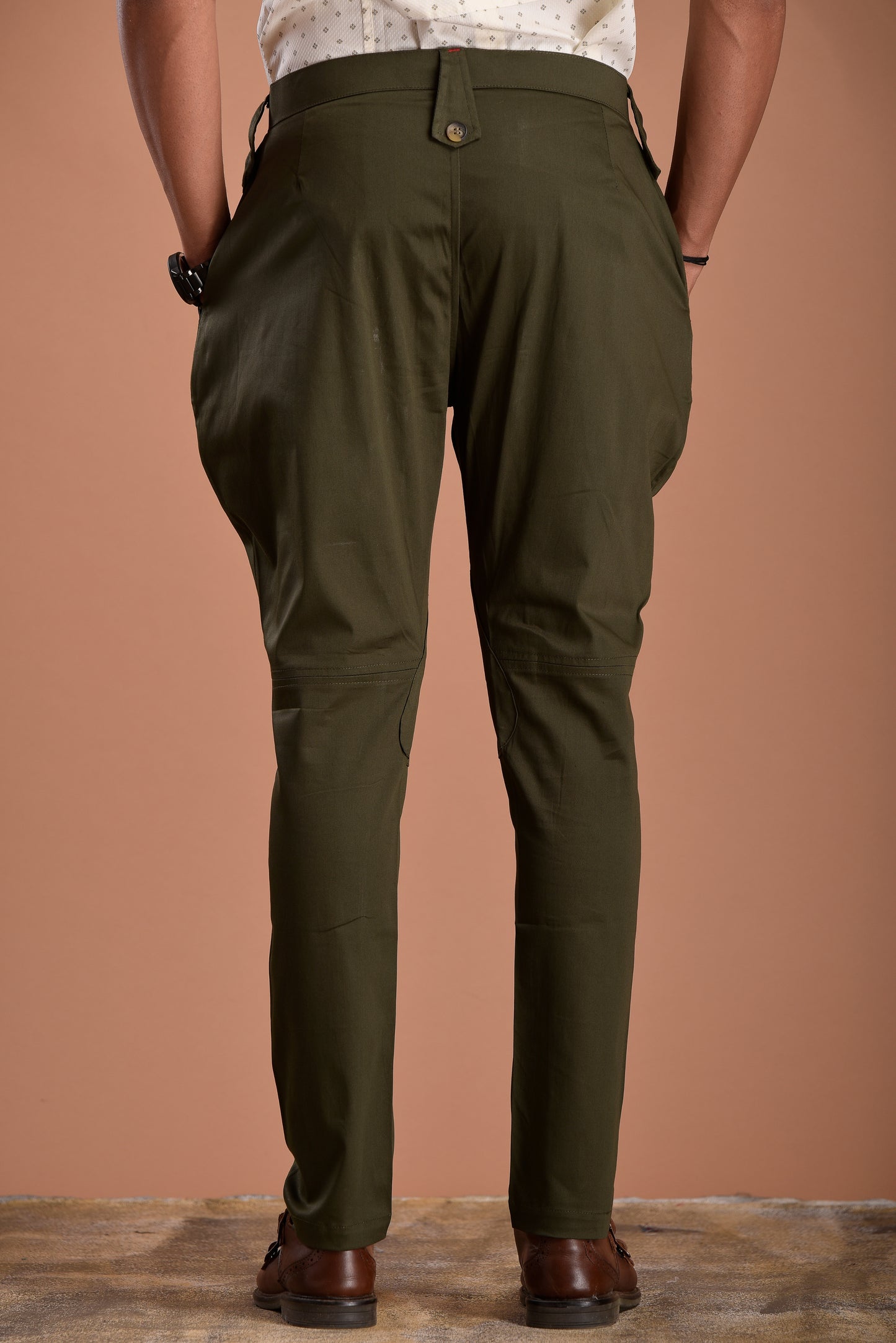 Personalized Premium Men's Breeches| Basil Green