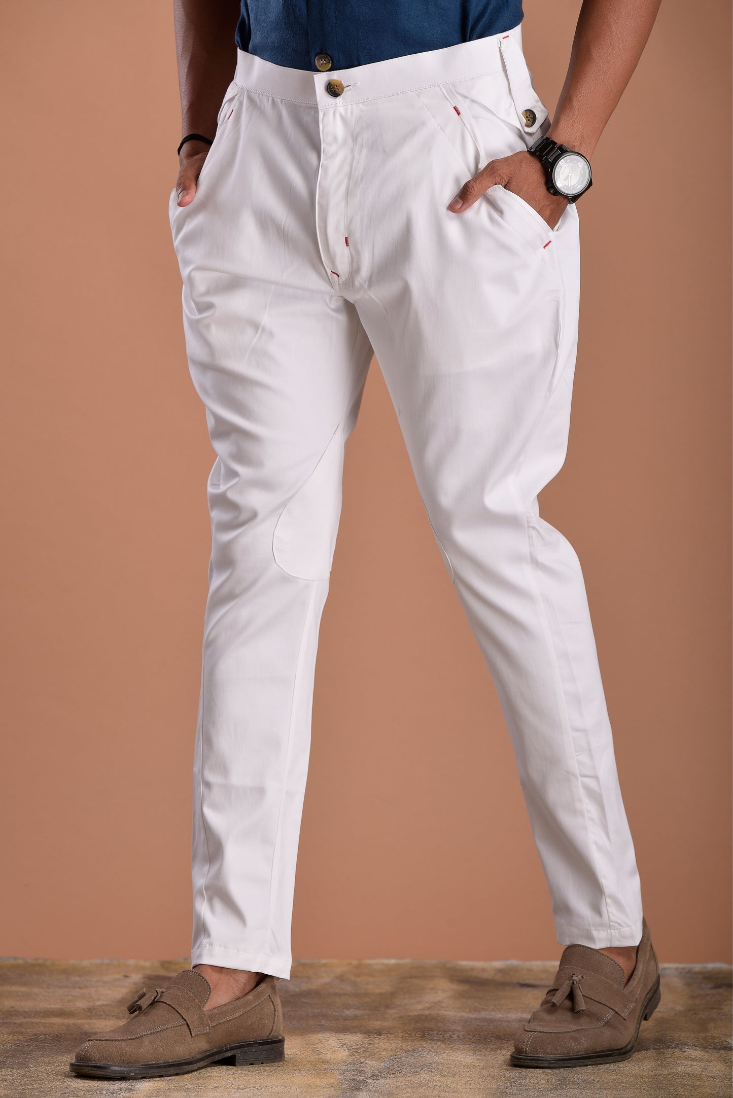 Personalized Premium Men's Breeches| White