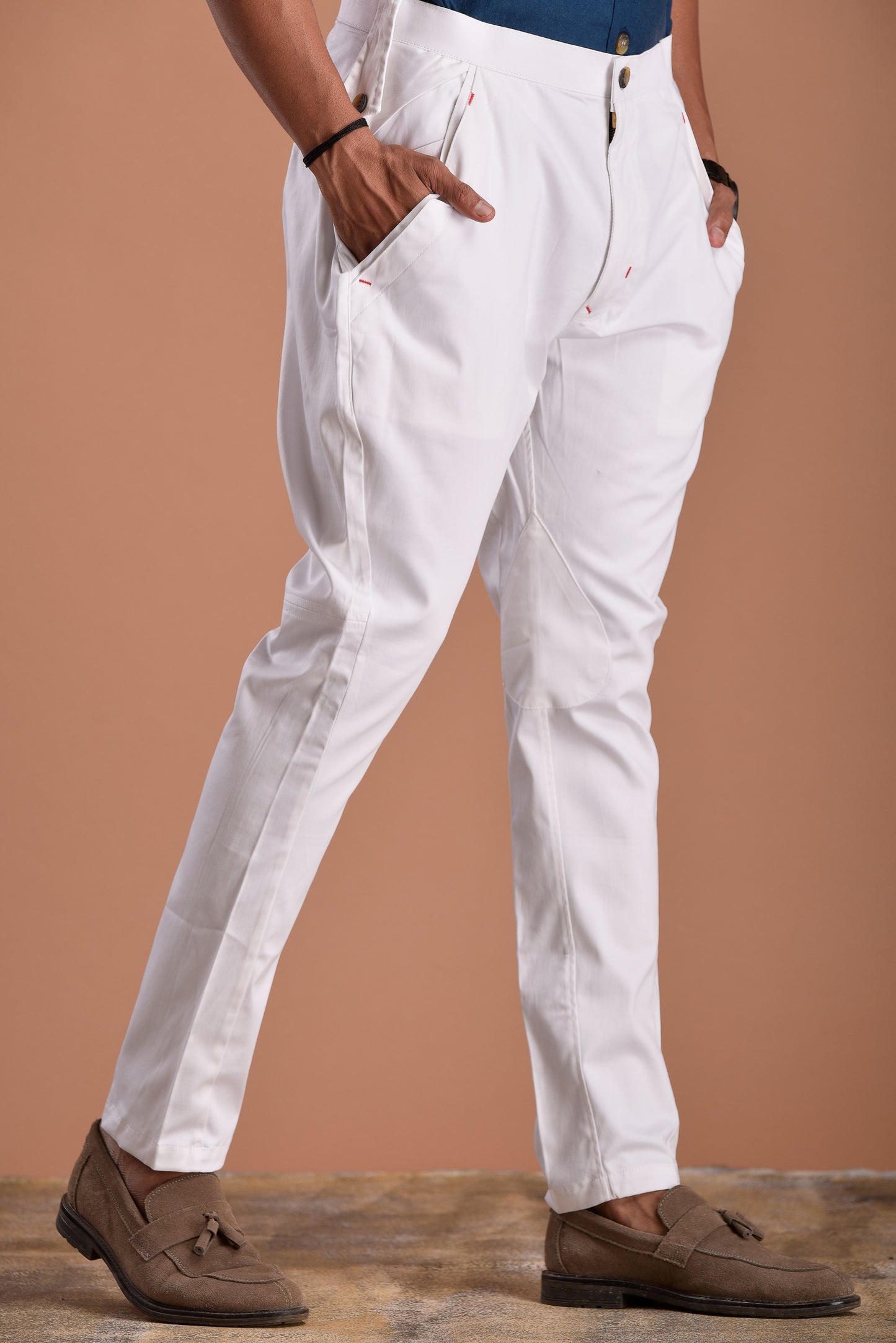 Personalized Premium Men's Breeches| White