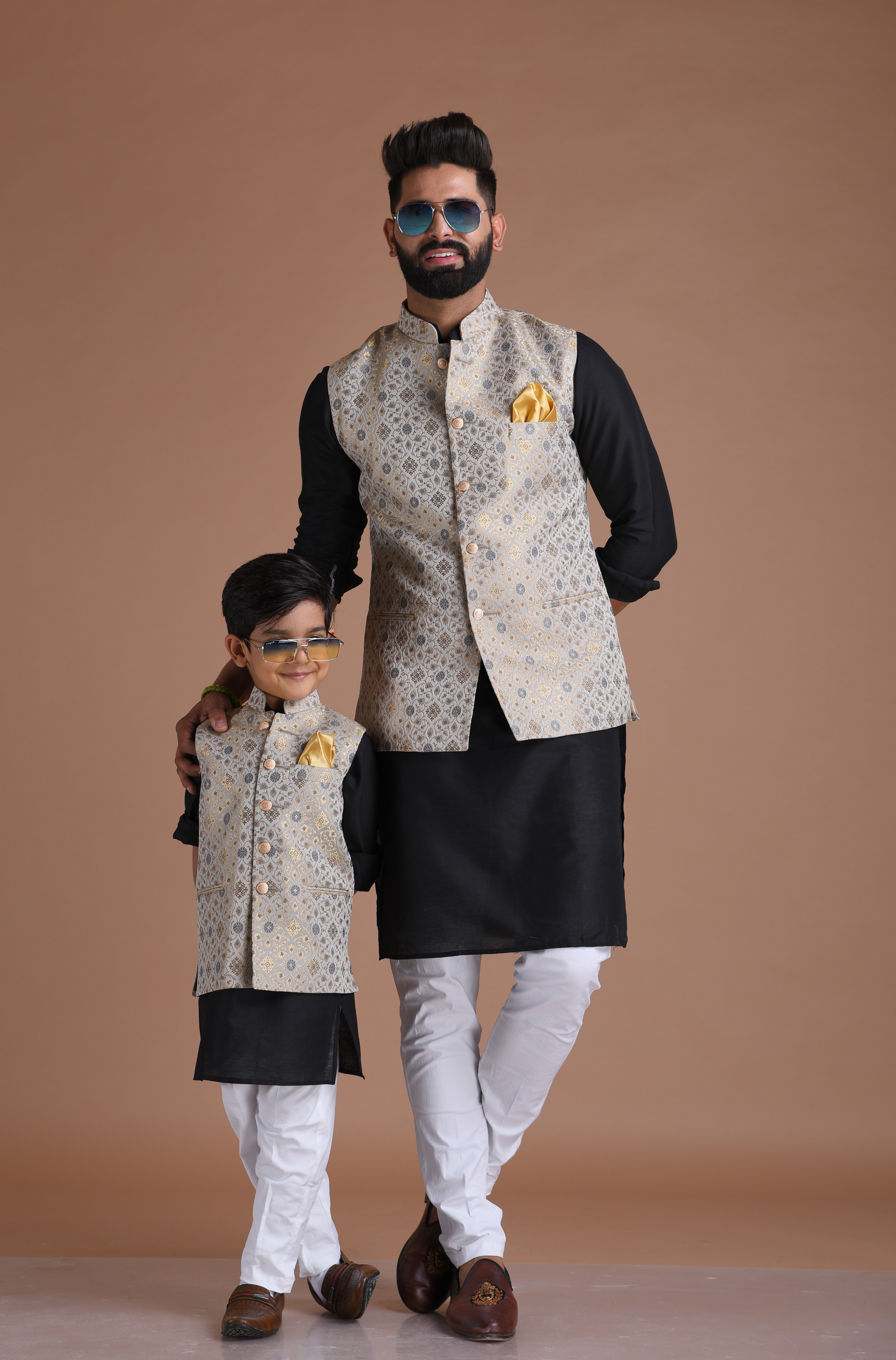 Kurta pajama sale with jodhpuri jacket