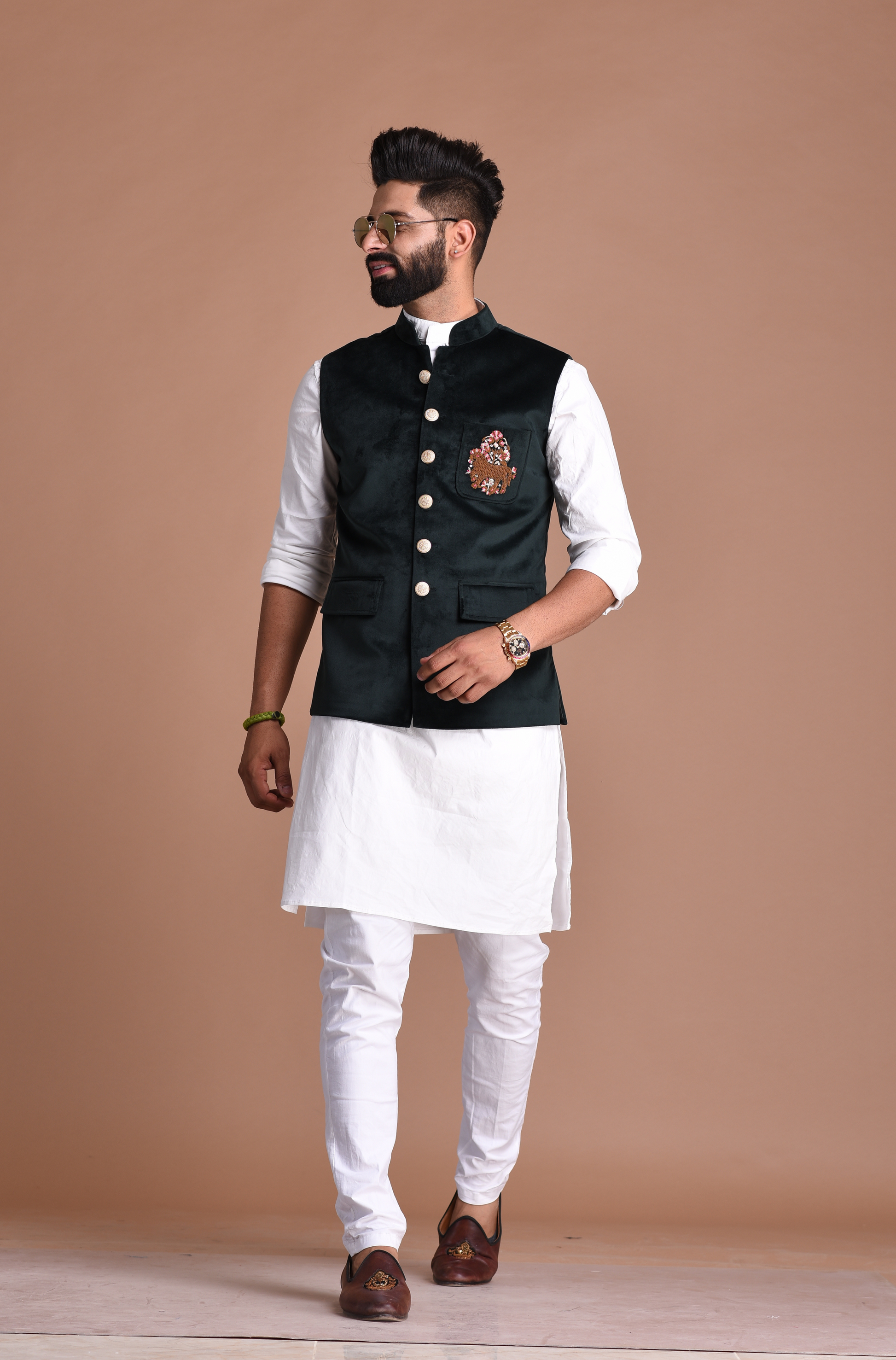 Coat kurta pajamas on sale
