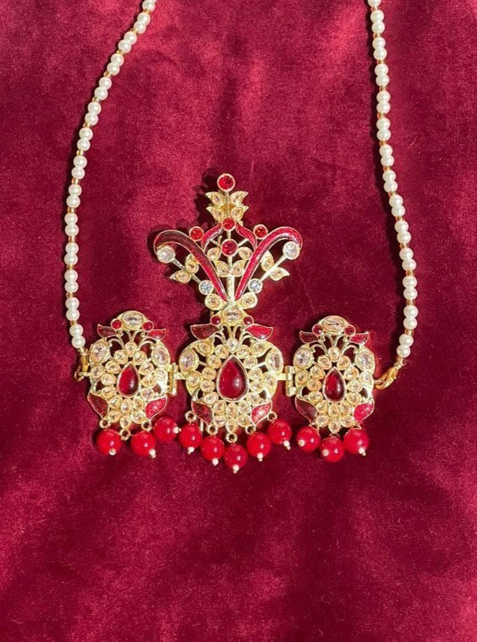 Kalangi | Sarpech Red | Golden | Silver  Groom's wedding Accessories