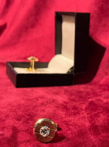 Round Golden Cufflinks