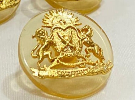 Yellow Base Golden Rajputan Rajawat logo buttons